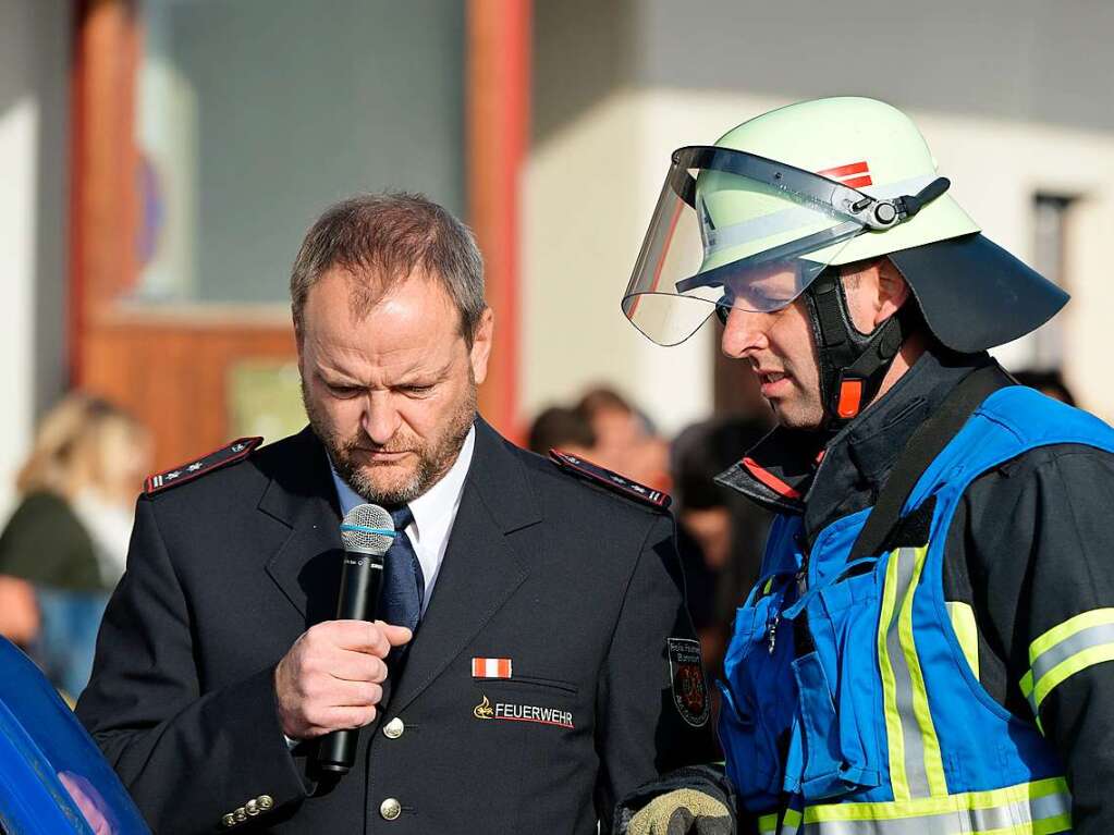 Feuerwehr zum Erleben und Anfassen gab es beim Tag der Feuerwehr in Gndelwangen.