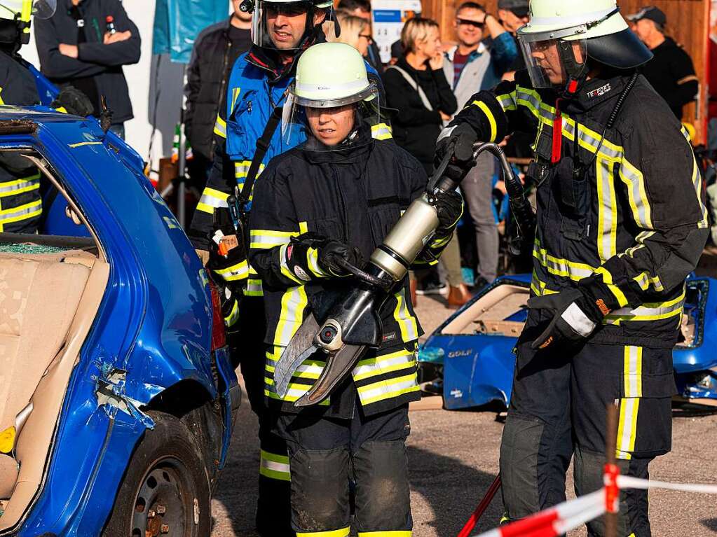 Feuerwehr zum Erleben und Anfassen gab es beim Tag der Feuerwehr in Gndelwangen.