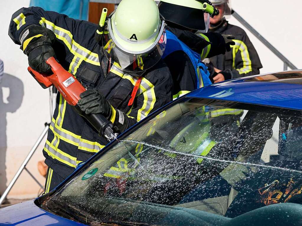 Feuerwehr zum Erleben und Anfassen gab es beim Tag der Feuerwehr in Gndelwangen.