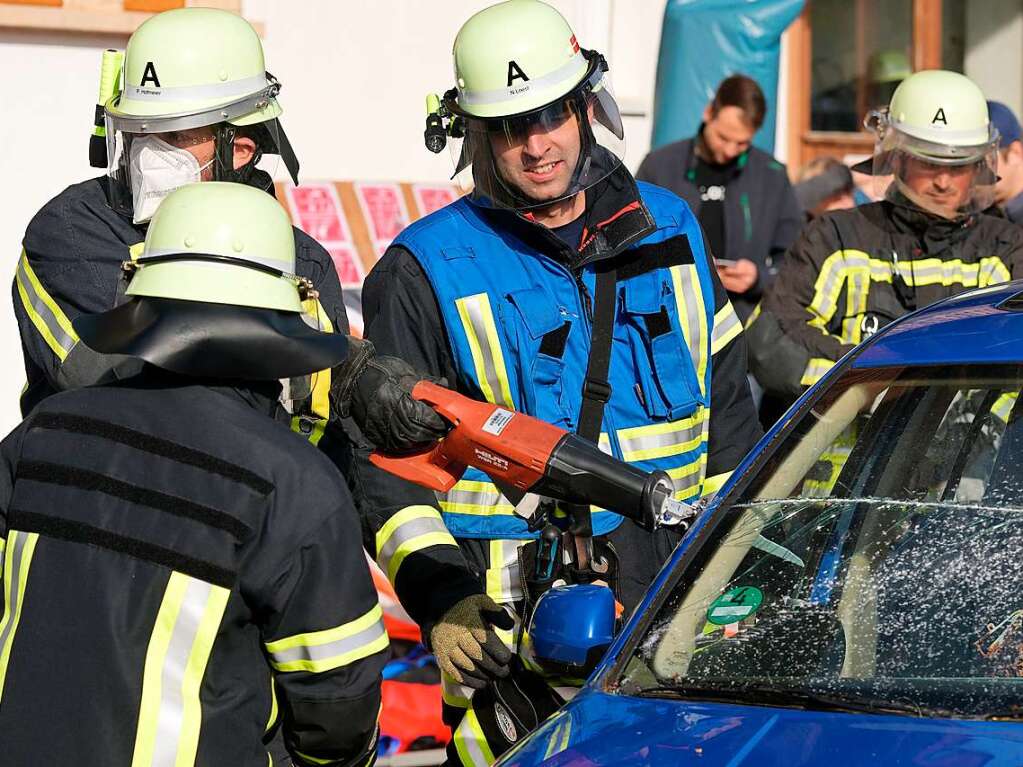 Feuerwehr zum Erleben und Anfassen gab es beim Tag der Feuerwehr in Gndelwangen.