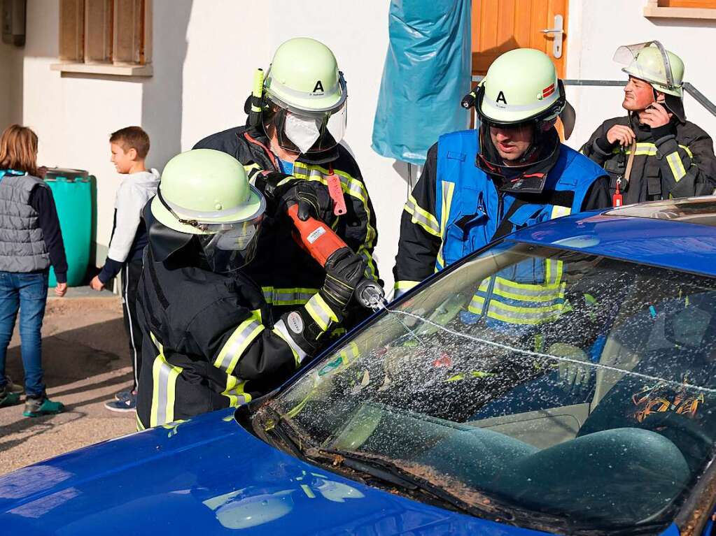 Feuerwehr zum Erleben und Anfassen gab es beim Tag der Feuerwehr in Gndelwangen.