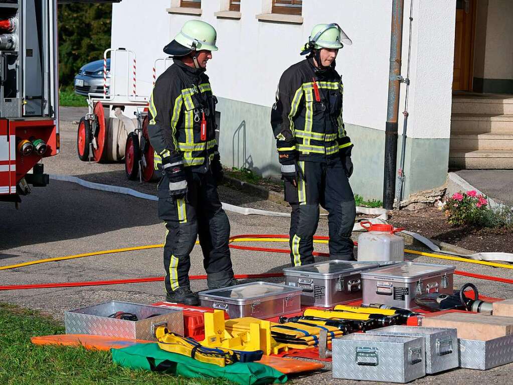 Feuerwehr zum Erleben und Anfassen gab es beim Tag der Feuerwehr in Gndelwangen.