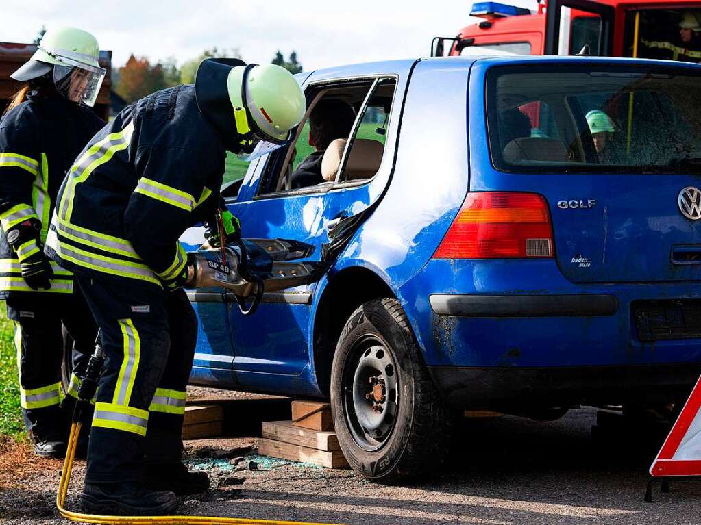 Feuerwehr zum Erleben und Anfassen gab es beim Tag der Feuerwehr in Gndelwangen.