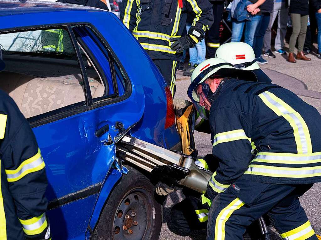 Feuerwehr zum Erleben und Anfassen gab es beim Tag der Feuerwehr in Gndelwangen.