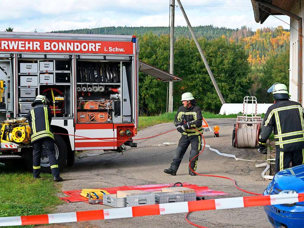 Feuerwehr zum Erleben und Anfassen gab es beim Tag der Feuerwehr in Gndelwangen.