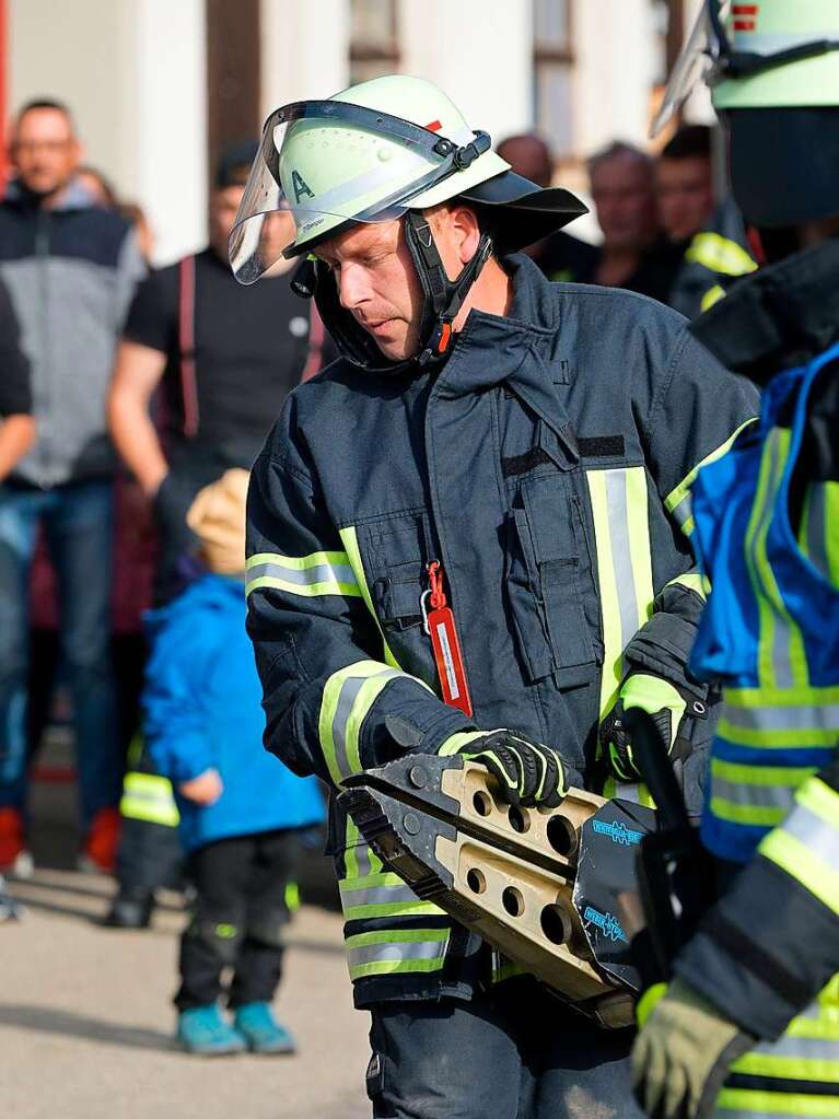 Feuerwehr zum Erleben und Anfassen gab es beim Tag der Feuerwehr in Gndelwangen.