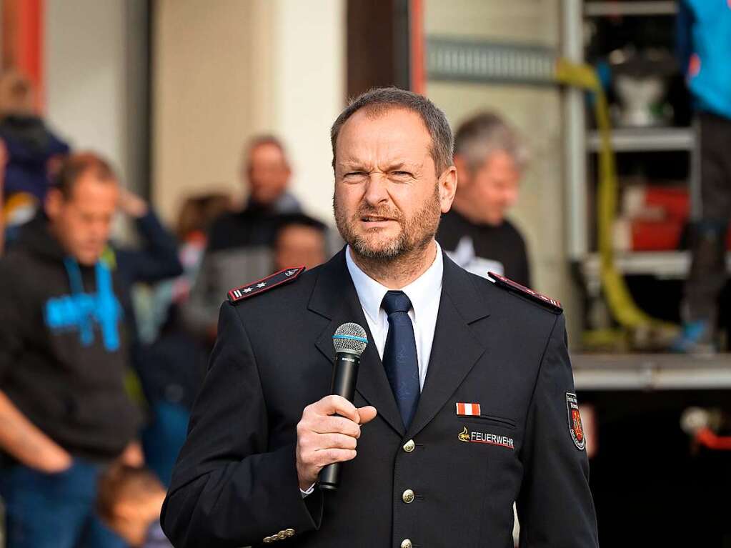 Feuerwehr zum Erleben und Anfassen gab es beim Tag der Feuerwehr in Gndelwangen.