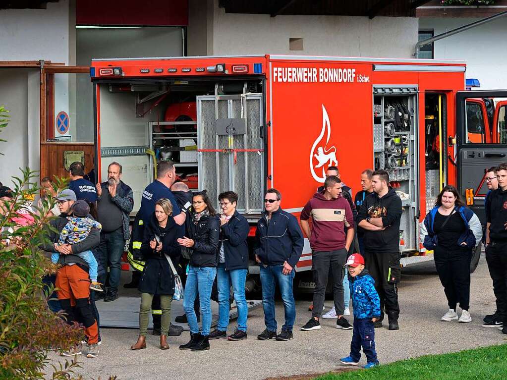 Feuerwehr zum Erleben und Anfassen gab es beim Tag der Feuerwehr in Gndelwangen.