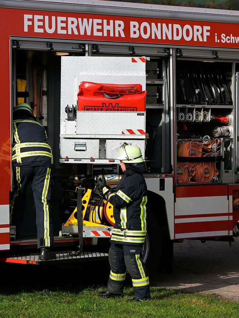 Feuerwehr zum Erleben und Anfassen gab es beim Tag der Feuerwehr in Gndelwangen.