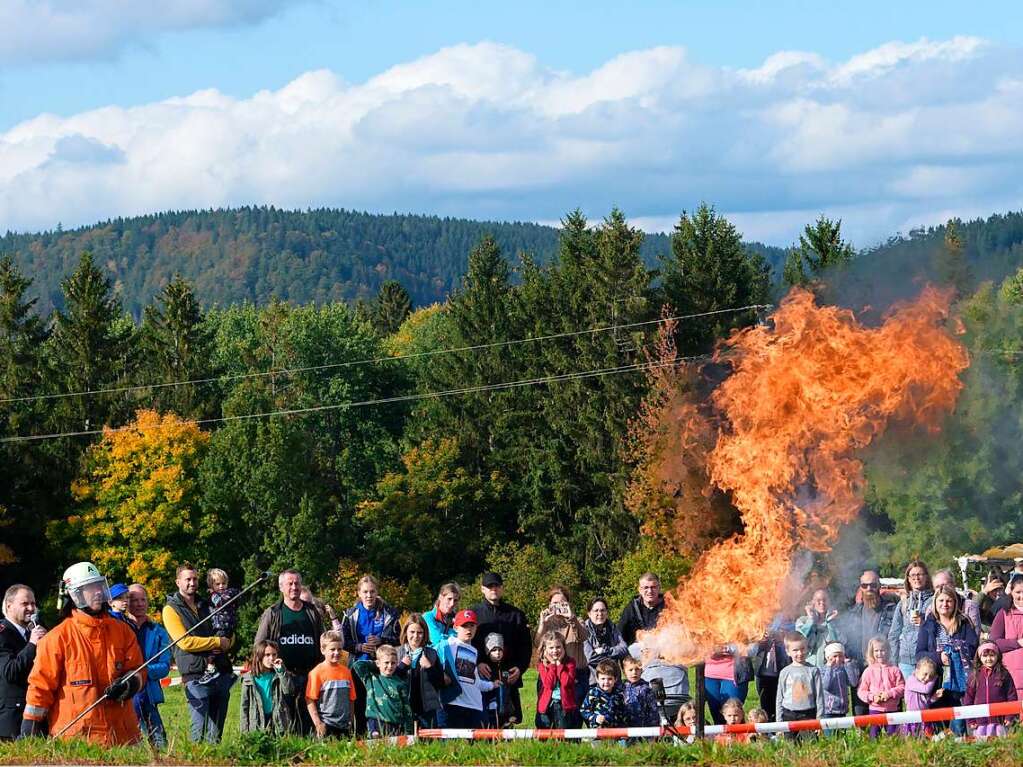 Feuerwehr zum Erleben und Anfassen gab es beim Tag der Feuerwehr in Gndelwangen.