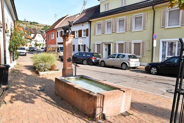 Der Brunnen an der Einmndung der Achkarrenstrae in die Breisacherstrae  | Foto: Thomas Rhenisch