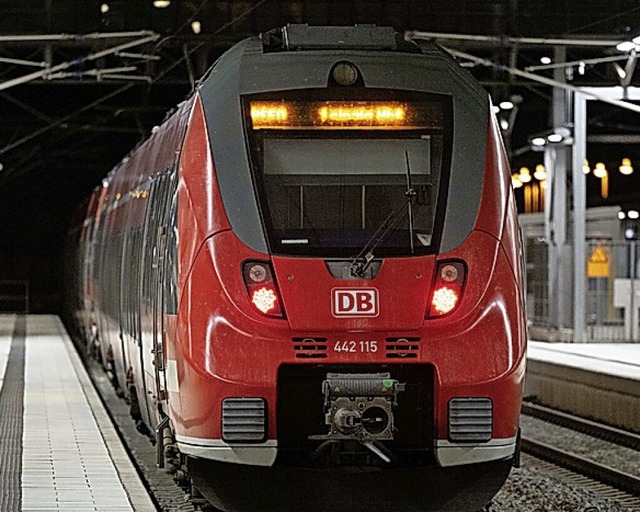 Ein Zug der Deutschen Bahn  | Foto: Sebastian Kahnert (dpa)