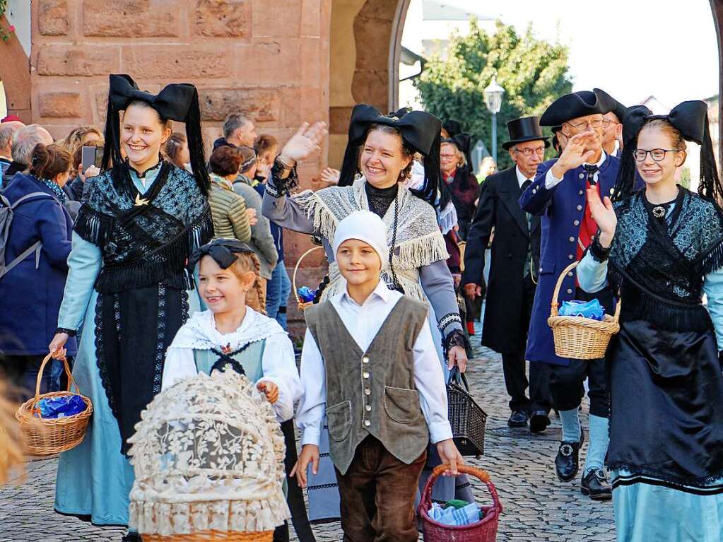 Impressionen vom dritten "Alemannischen Brotmarkt" mit groem Festumzug am Wochenende in Endingen.