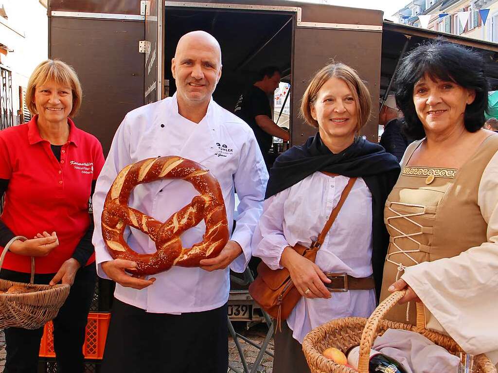 Ein Fest frs Bckerhandwerk: Impressionen vom dritten "Alemannischen Brotmarkt" mit groem Festumzug am Wochenende in Endingen.