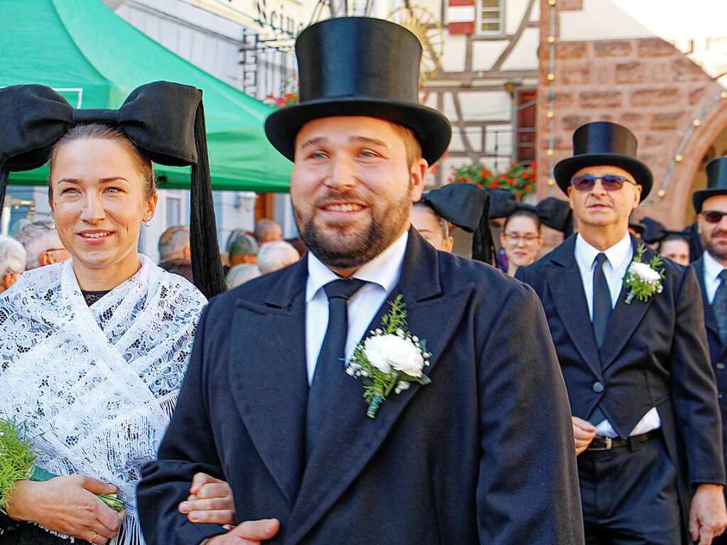 Impressionen vom dritten "Alemannischen Brotmarkt" mit groem Festumzug am Wochenende in Endingen.