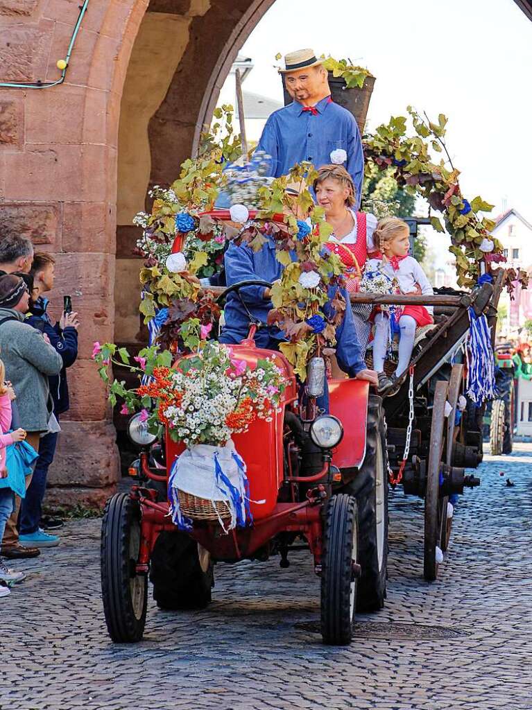 Impressionen vom dritten "Alemannischen Brotmarkt" mit groem Festumzug am Wochenende in Endingen.