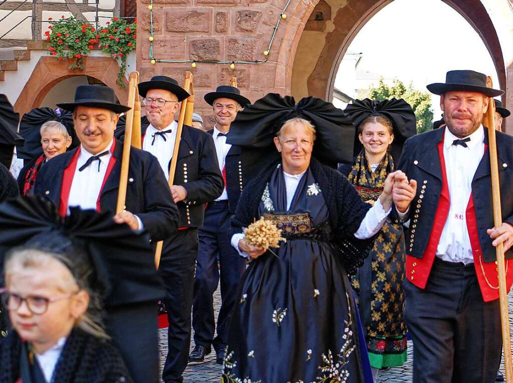 Impressionen vom dritten "Alemannischen Brotmarkt" mit groem Festumzug am Wochenende in Endingen.