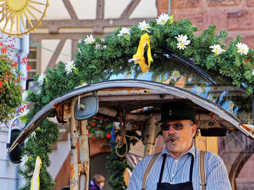 Impressionen vom dritten "Alemannischen Brotmarkt" mit groem Festumzug am Wochenende in Endingen.