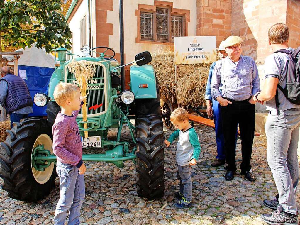 Impressionen vom dritten "Alemannischen Brotmarkt" mit groem Festumzug am Wochenende in Endingen.