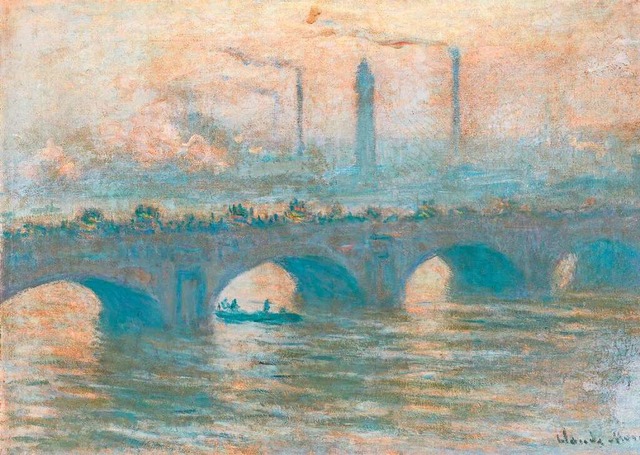 Hochkartiges Exponat: &#8222;Waterloo Bridge&#8220; von Claude Monet  | Foto: Claude Monet, Waterloo Bridge, 1903Ku...eum Bern, Legat Cornelius Gurlitt 2014