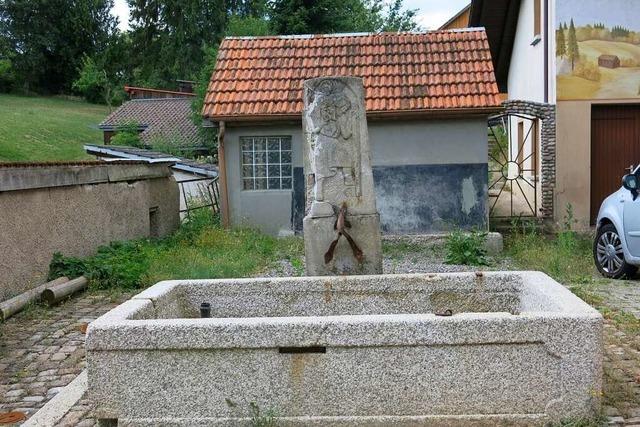 Brunnen in Bonndorf: Nothelfer am Oberen Hegi