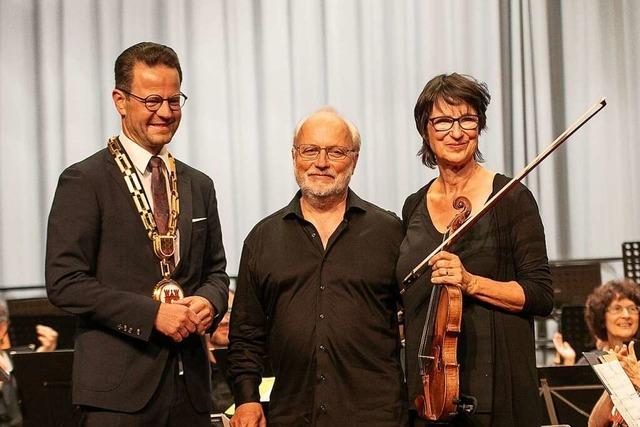 Dieter Baran für seine Verdienste ums Offenburger Musikleben geehrt