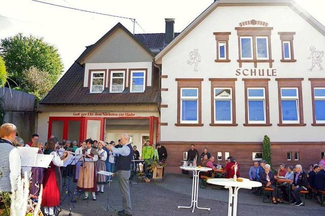 Dörlinbach hat am Sonntag die Renovierung der Alten Schule gefeiert