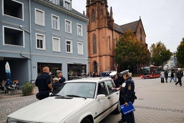 350 Beamte kontrollieren und informieren am Dienstag 19 Stunden lang im Bereich des Polizeipräsidiums Offenburg