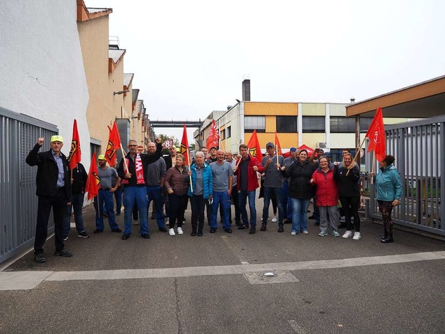 Die IG Metall fordert acht Prozent mehr Lohn.  | Foto: Hannah Steiert