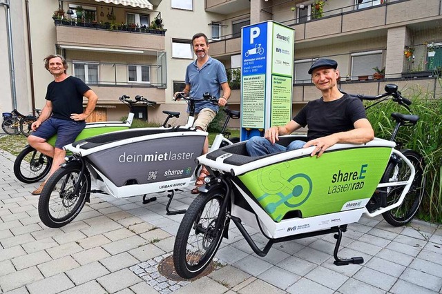 Die Teilrad GmbH bietet fr den Bauver...mpelein, Dieter Saha und Oliver Hauff   | Foto: Thomas Kunz