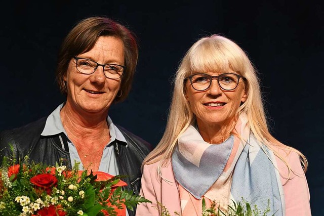 Edith Sitzmann (links) und Helen Hall-... Aufsichtsrat des SC Freiburg gewhlt.  | Foto: Achim Keller