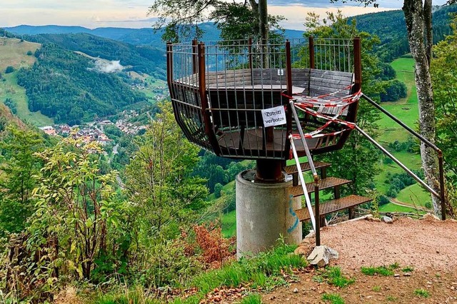 In Todtnauberg wurden zwei solcher Aus...s Landratsamt   ihre Sperrung verfgt.  | Foto: Franziska Brnner