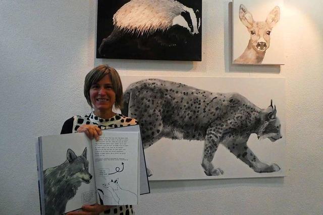 Zeichnen für den Schutz der Tiere im Schwarzwald