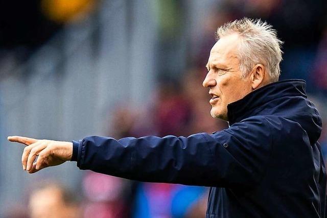 In Nantes sitzt Christian Streich wieder auf der Trainerbank des SC Freiburg