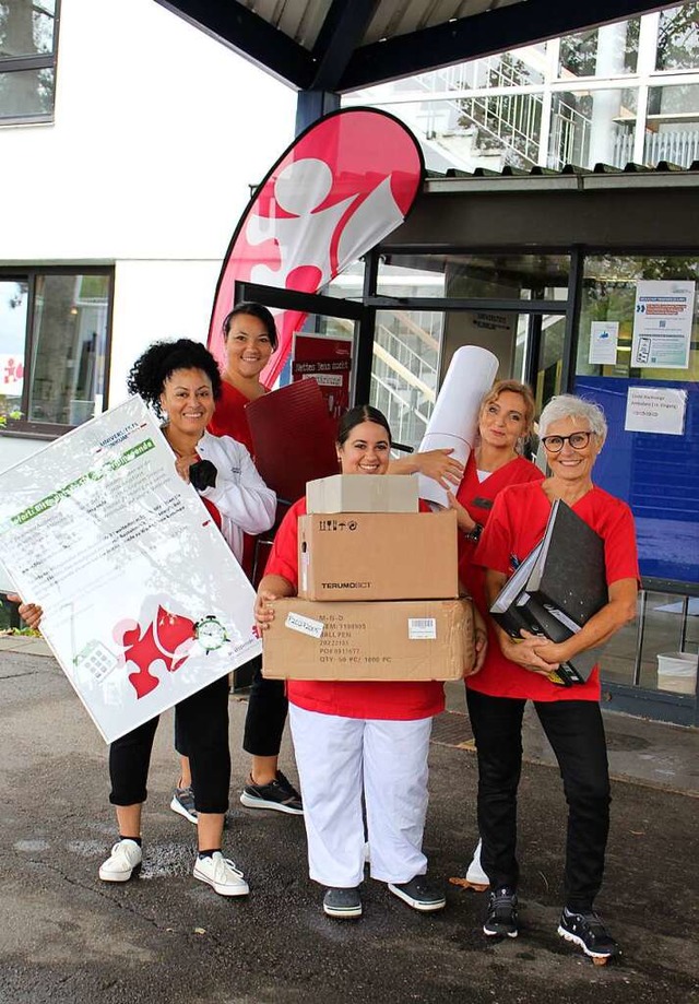 Das Team der Blutspendezentrale hat kr...zug an nur einem Tag stattfinden kann.  | Foto: Universittsklinikum Freiburg