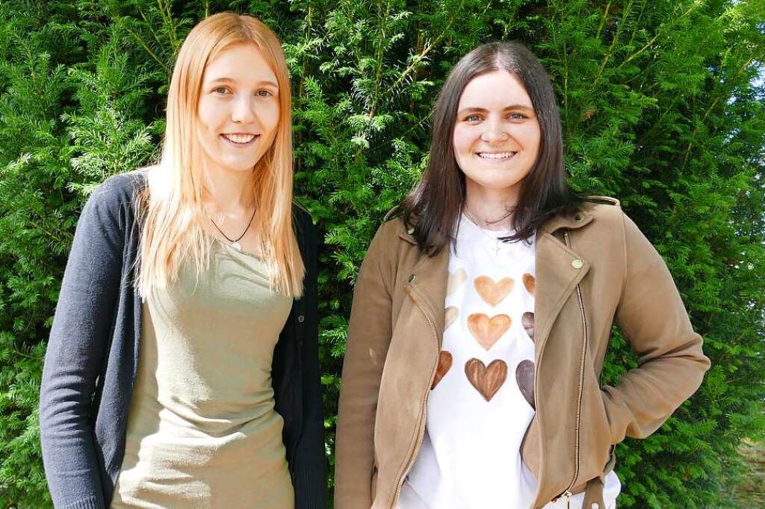 Melanie Fix (links) und Carina Heitzmann  | Foto: Rebekka Stemann