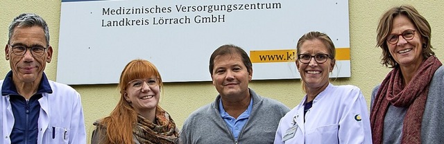 Chefarzt Michael Maraun, Anna Wunderli...Maraun (von links) vom Diabeteszentrum  | Foto: Paul Eischet