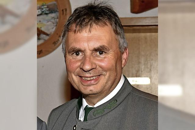 Lothar Hug ist nach Robert Wangler neuer Oberschützenmeister in Simonswald
