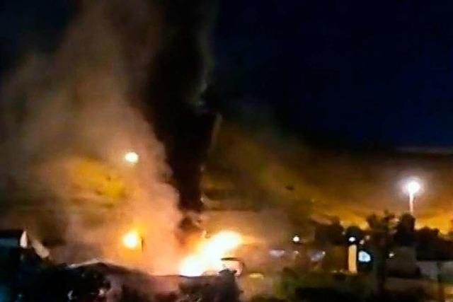 Brand und Zusammenste im berchtigtem Ewin-Gefngnis in Teheran