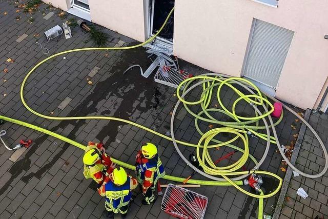Feuerwehr löscht Brand in Herbolzheimer Wohngebäude