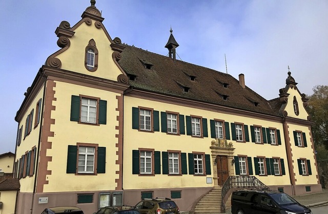Im Ebringer Schloss soll Energie gespart werden.  | Foto: Michael Drfler