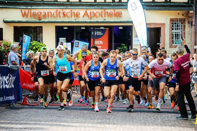 Beim Stadtlauf in Ettenheim sind wiede... Sportlerinnen und Sportler gestartet.  | Foto: Sandra Decoux