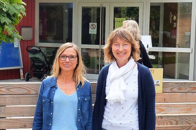 Die Sprachfachkrfte Pamela Haumesser (links) und Brigitta Haberey  | Foto: Dirk Sattelberger