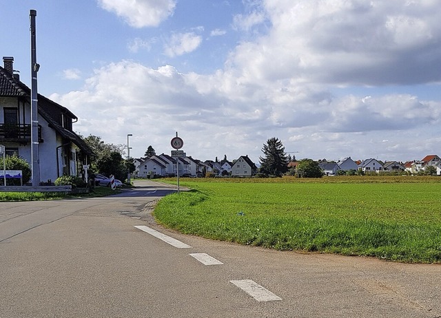 Im Buchholzer Krebsacker soll das neue Gertehaus errichtet werden  | Foto: Gabriele Zahn