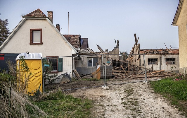 Der Abriss auf dem Spittler-Areal in B...onnen, gebaut wird aber vorerst nicht.  | Foto: Alexander Anlicker