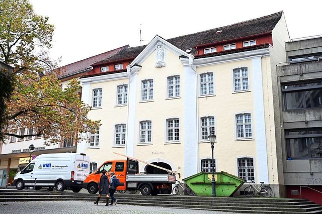 Das Haus zur Lieben Hand an der Lwenstrae wird derzeit saniert.  | Foto: Thomas Kunz