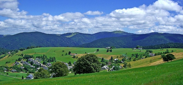 Panoramaaussichten in alle Richtungen:...kt man  ber  Hofsgrund  zum Feldberg.  | Foto: Original Landreisens