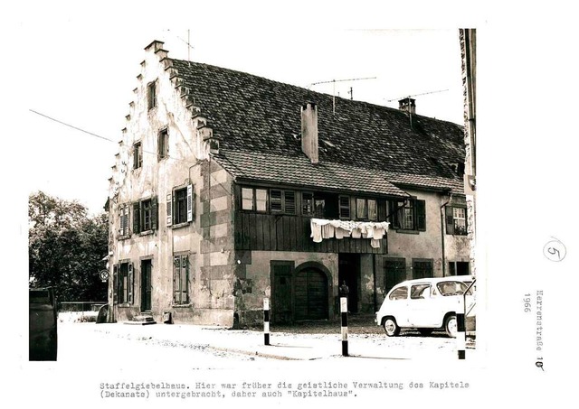 Opfer der Nazis: Ende 1940 wurden  Vat...en war. Heute steht hier ein Brohaus.  | Foto: Stadtarchiv Lrrach