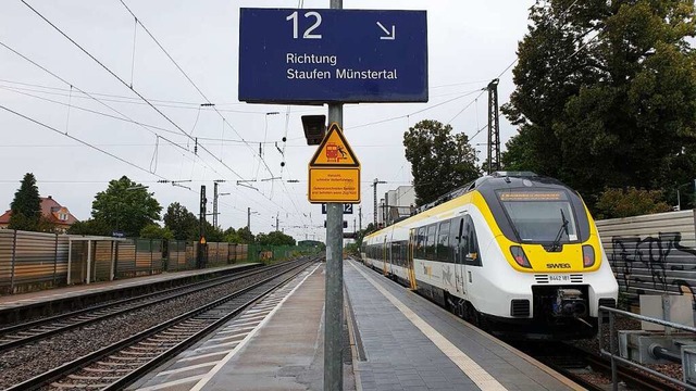 Die Mnstertalbahn wird von Samstag bis Montag wohl nicht fahren.  | Foto: Frank Schoch