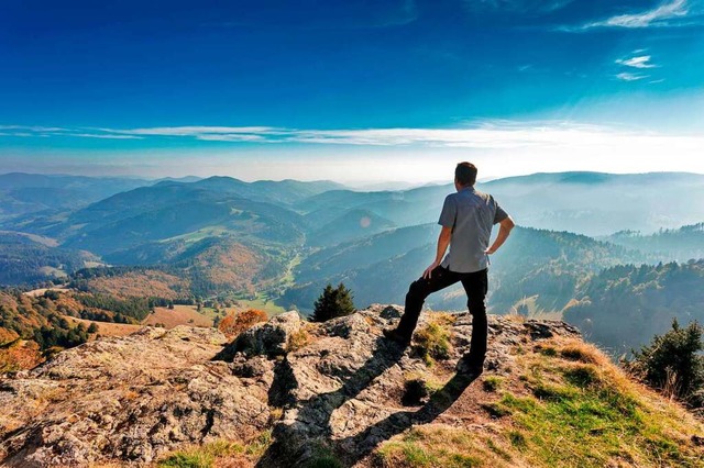 Der wilde Schwarzwald, gut inszeniert: Aussicht vom Belchen  | Foto: Juergen Wiesler (stock.adobe.com)